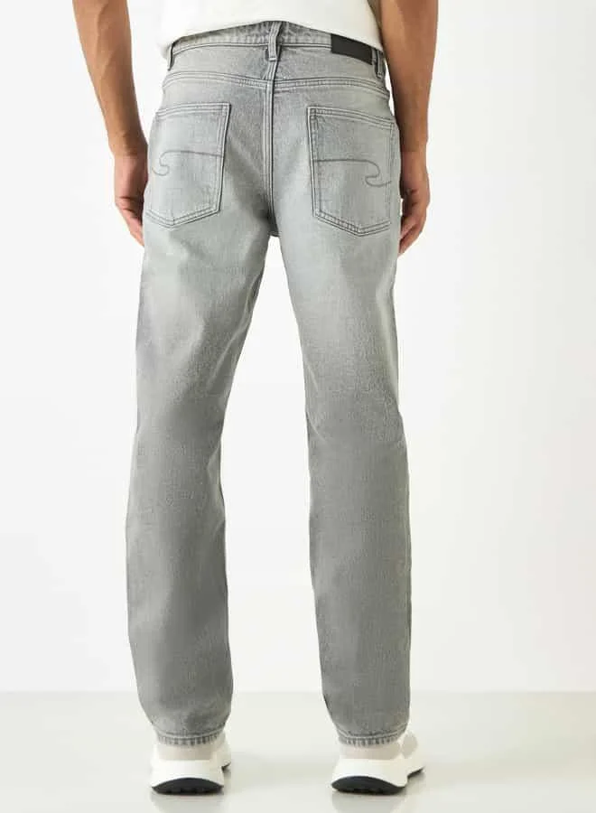 Lee Cooper Lee Cooper Straight Cut Jeans with Pockets