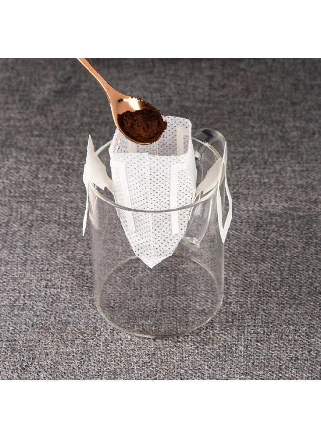 ٥٠ كيسًا من أكياس ترشيح القهوة المعلقة، أكياس ورقية لترشيح القهوة بالتنقيط للاستخدام مرة واحدة، متوافقة مع مجموعة واسعة من أكواب وأدوات القهوة. - Image 3