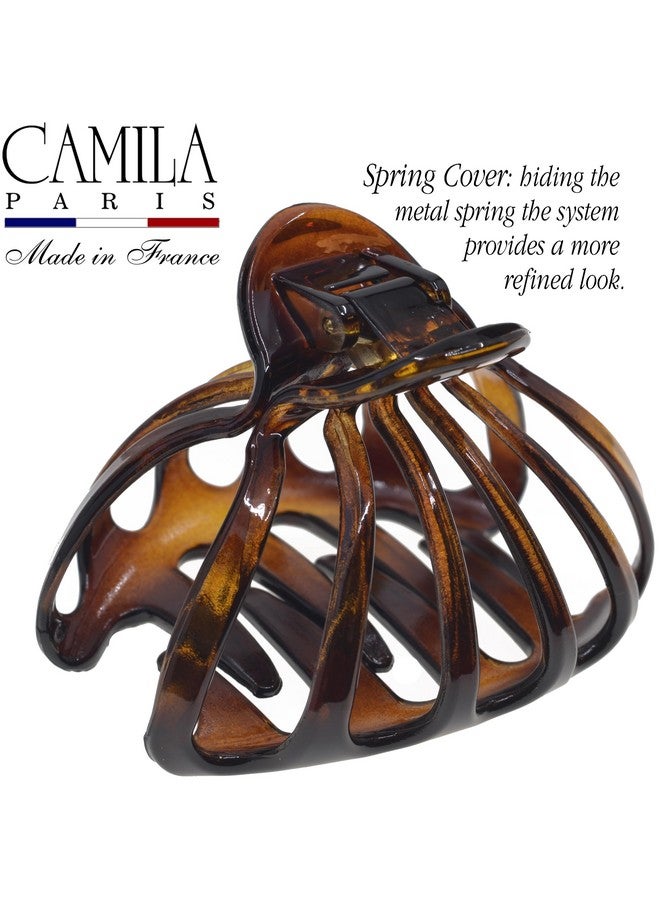 CAMILA Paris Cp3631 Octopus French Hair Clips For Women Thick Hair Large Hair Clips For Thick Hair For Curly Wavy Long Hair Strong Noslip Grip Hair Claw Clip Big Hair Clips For Women Made In France - Image 4