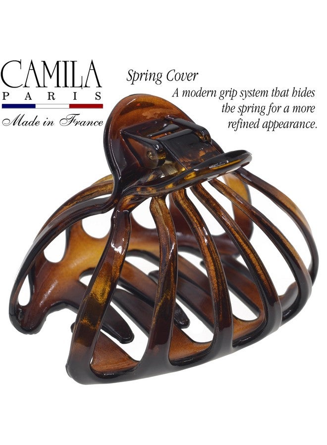 CAMILA Paris Cp3631 Octopus French Hair Clips For Women Thick Hair Large Hair Clips For Thick Hair For Curly Wavy Long Hair Strong Noslip Grip Hair Claw Clip Big Hair Clips For Women Made In France - Image 2