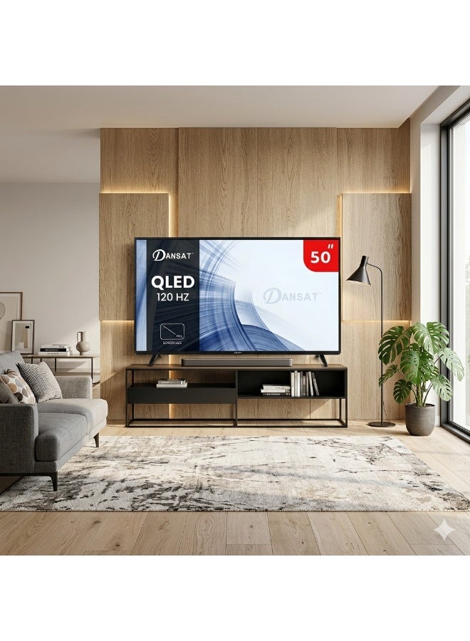 Dansat 50-inch Smart QLED 4K 120Hz TV DTD50QLED120HZ DTD50QLED120HZ black - Image 3