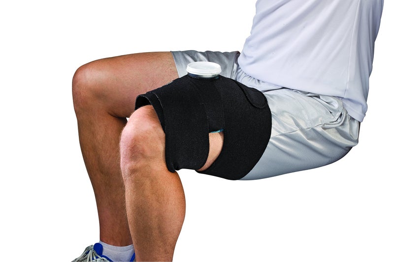 MUELLER Sports Medicine Ice Bag Wrap, Cold Therapy for Injuries and Pain Relief, Ice Pack Included, Black - Image 5