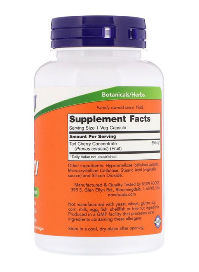 Now Foods Tart Cherry- 90 Veg Capsules - Image 2
