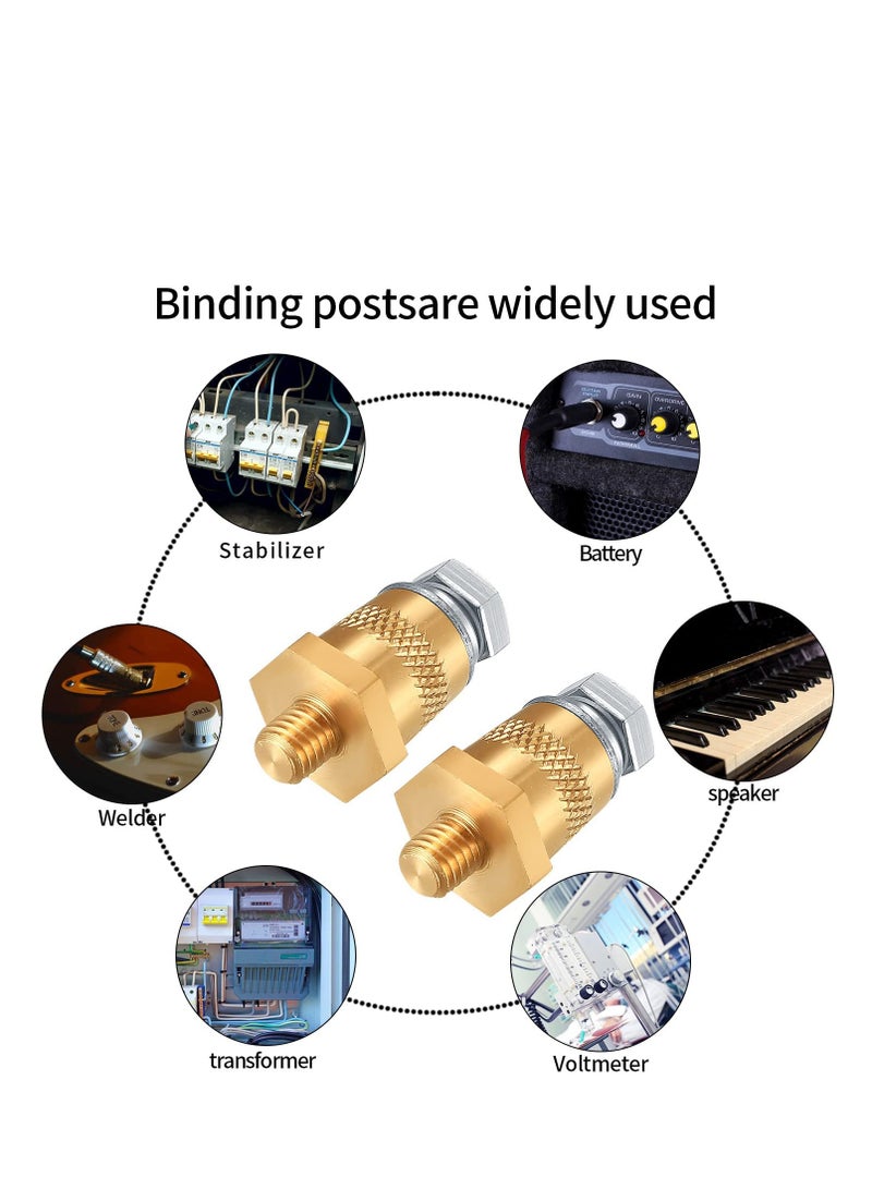 Excefore Battery Terminal Connectors Set, Side Post Battery Terminal Bolt Compatible with Other Accessories to Battery, for M8 Top Side Post Threaded Terminal Charging Post Extender Adaptor - Image 2