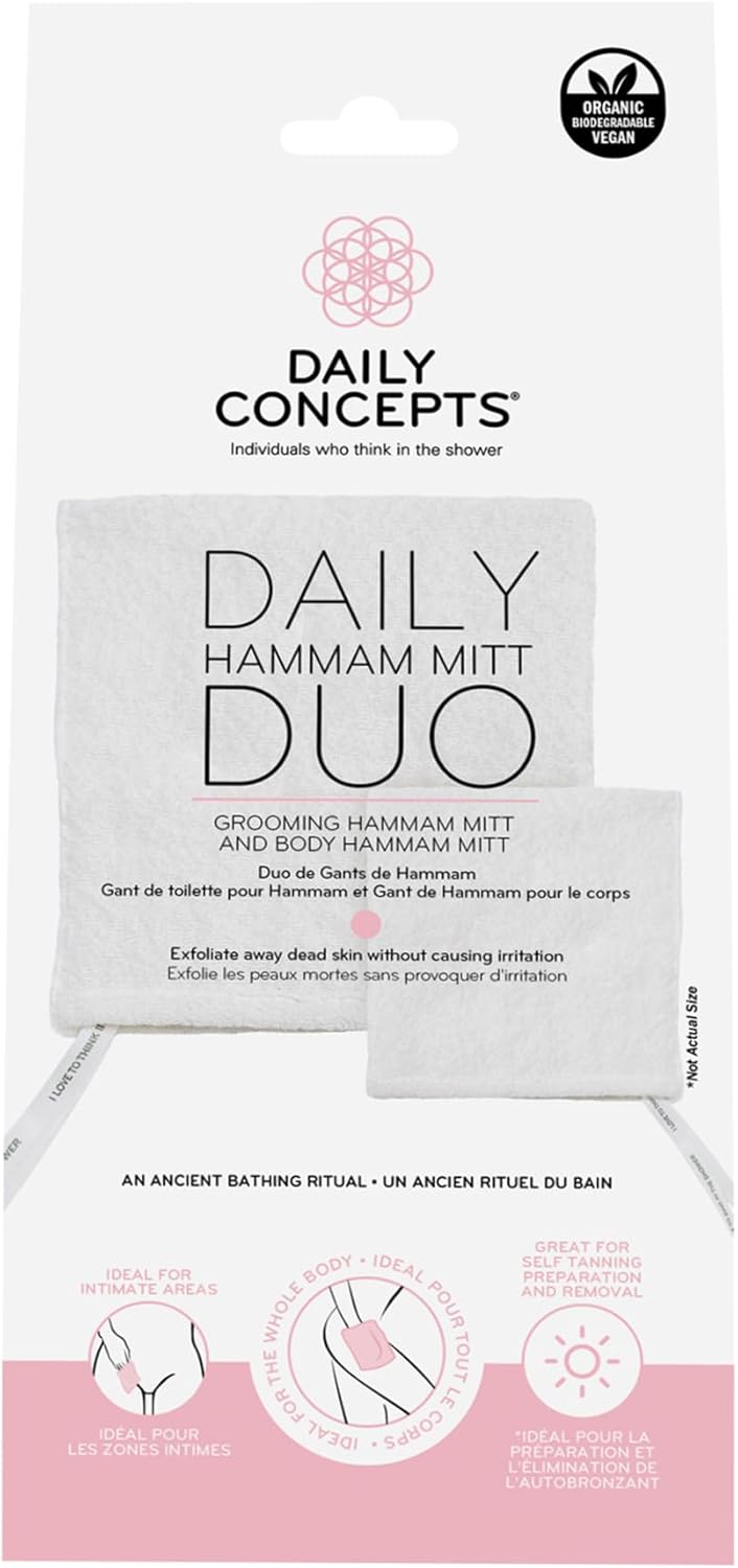 Daily Concepts Daily Hammam Mitt Duo - Image 1