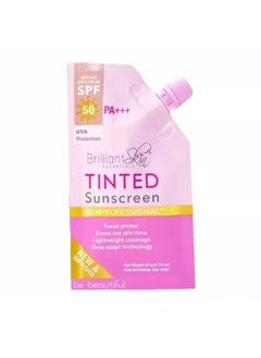 Tinted Sunscreen SPF 50 with Facial Primer and Tone Adapt Technology, UVA/UVB Protection, Natural-Looking Tint with Broad-Spectrum Coverage, Hydrates Skin, Lightweight Formula, 20g.