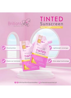 Brilliant Skin Tinted Sunscreen SPF 50 with Facial Primer and Tone Adapt Technology, UVA/UVB Protection, Natural-Looking Tint with Broad-Spectrum Coverage, Hydrates Skin, Lightweight Formula, 20g.  - Image 2