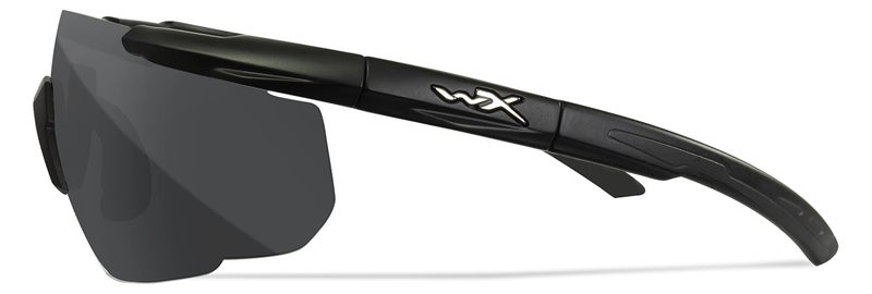 Wiley X Saber Advanced Shooting Glasses, Safety Sunglasses for Men and Women, UV and Eye Protection for Hunting, Fishing, Biking, and Extreme Sports, Matte Black Frames, Tinted Lenses - Image 4