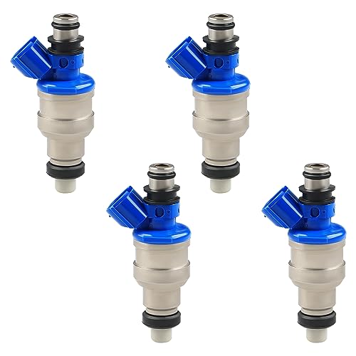 JDMON Fuel Injectors Compatible with Mazda Miata MX6 MX3 929 626 Ford Probe Kia Sephia 16L 18L 22L 30L Replacement for 1955001970 4pcs - Image 1