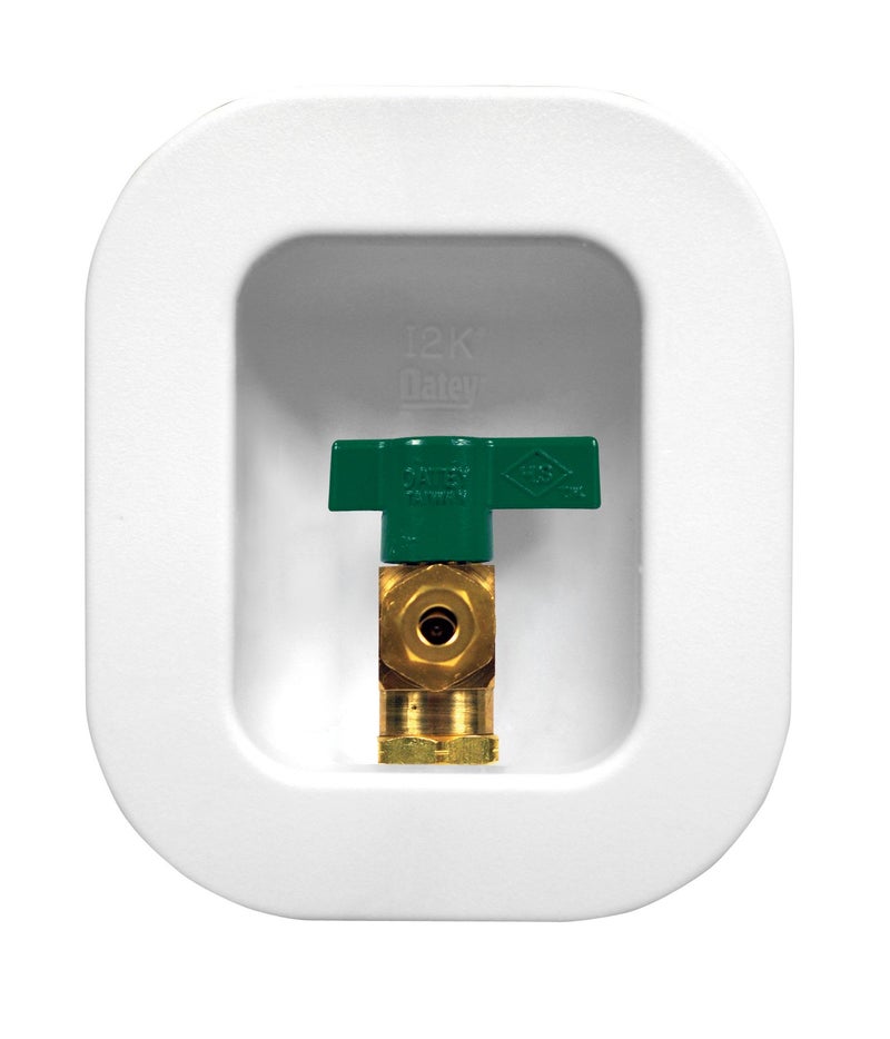 Oatey 39130 12 FIP Ice Maker Box Brass