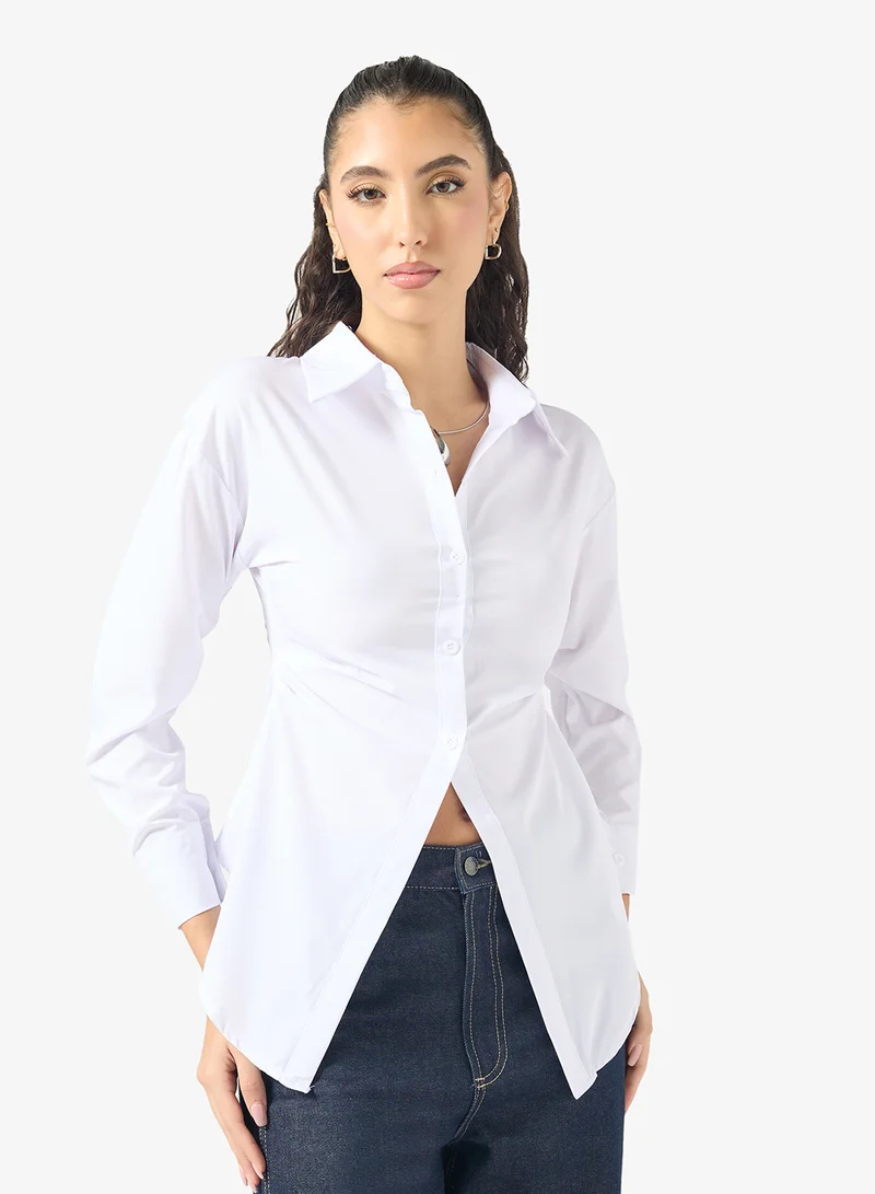 Ginger Cinched Waist Shirt