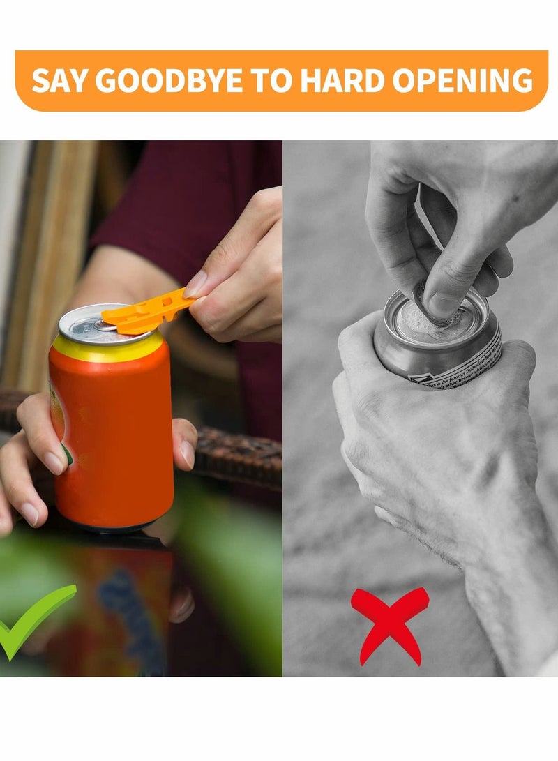 SYOSI Manual Easy Can Opener, Color Soda Beer Can Opener, Tab Opener for Pop, 6pcs - Image 3
