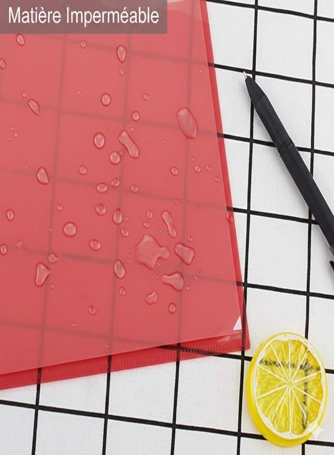 حافظات ملفات لامعة من زون، مقاس A4، متينة وشفافة اللون، لحفظ المستندات، منظمات بلاستيكية لحفظ الأوراق (عبوة من 30 قطعة) - Image 3