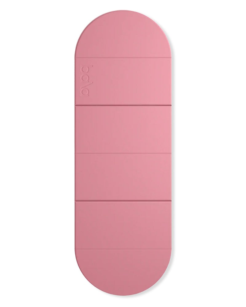 Bala Compact Workout Mat for Gym, Blush - 12MM Thick Slip-Resistant & Sweat Absorbing Yoga Mat for Pilates, Core Training & Exercise - Home Fitness Essentials for Women & Men - Travel-Friendly - Image 1