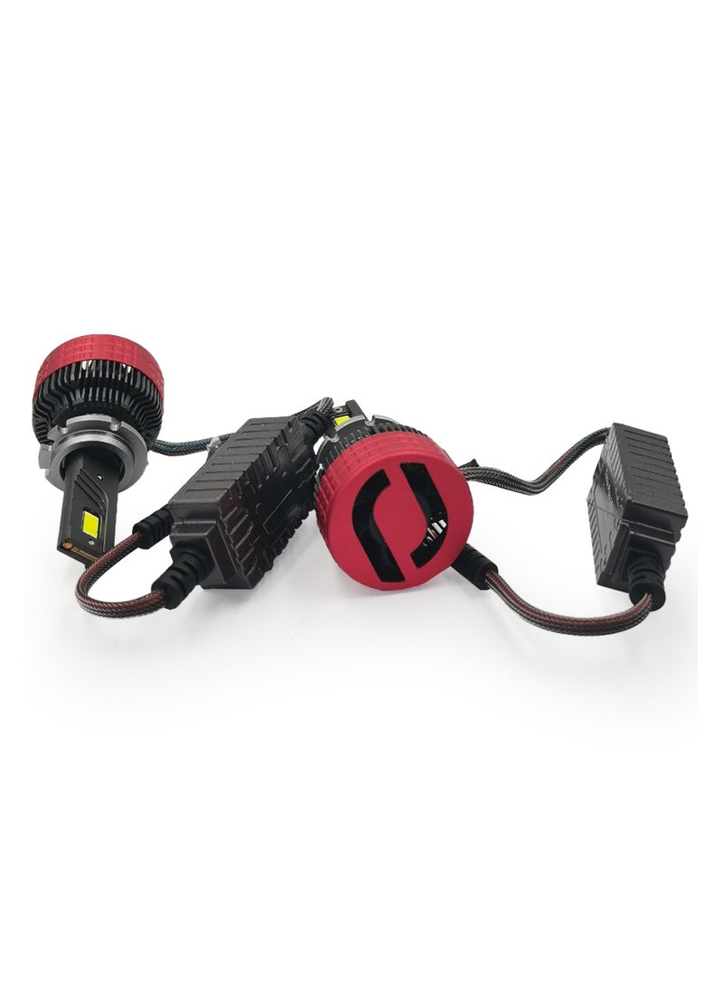 Roca - Car Headlight LED Bulb D1/3 125W 8500LM 6000K DC9-32V Tesla Plus Super Light 120000 More Light More Life ROCA - Image 1