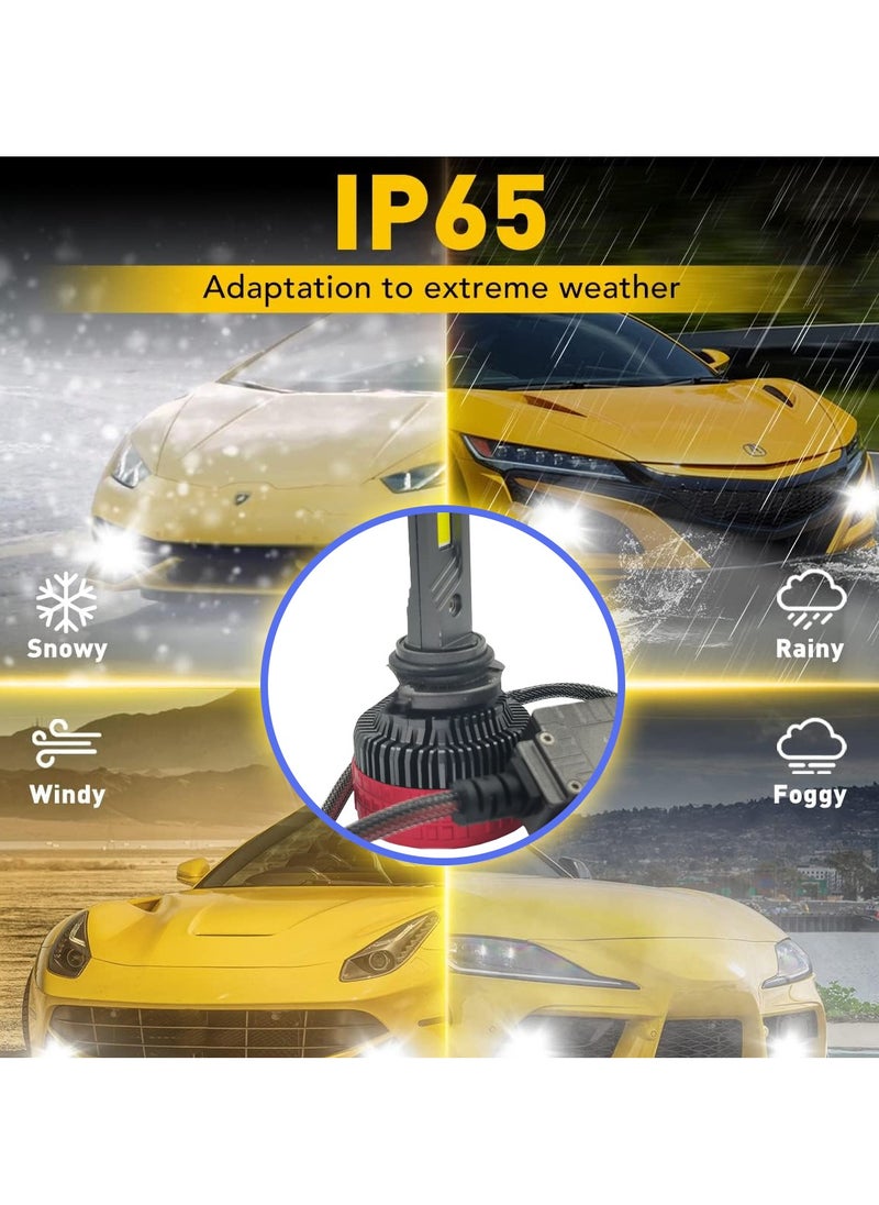 Roca - Car Headlight LED Bulb D1/3 125W 8500LM 6000K DC9-32V Tesla Plus Super Light 120000 More Light More Life ROCA - Image 1