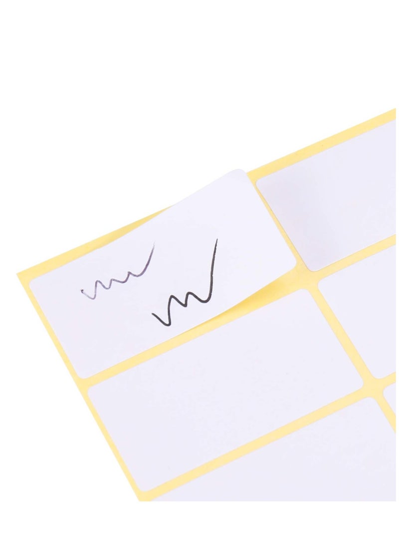 Captaintech Pack of 600 stickers 38 x 19mm universal stickers address labels household labels freezer labels for office kitchen and jam - Image 3