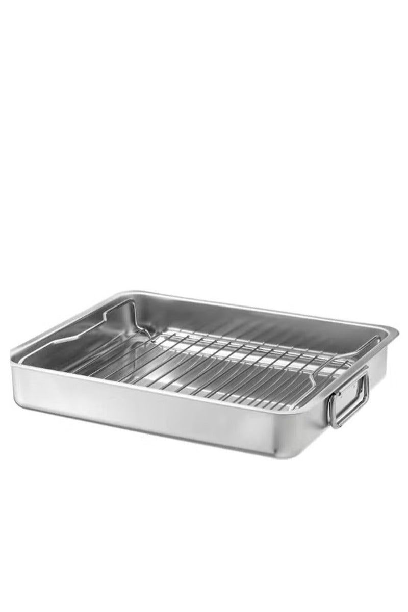 صينية تحميص مع علاقة شواء ستانلس ستيل - Image 1