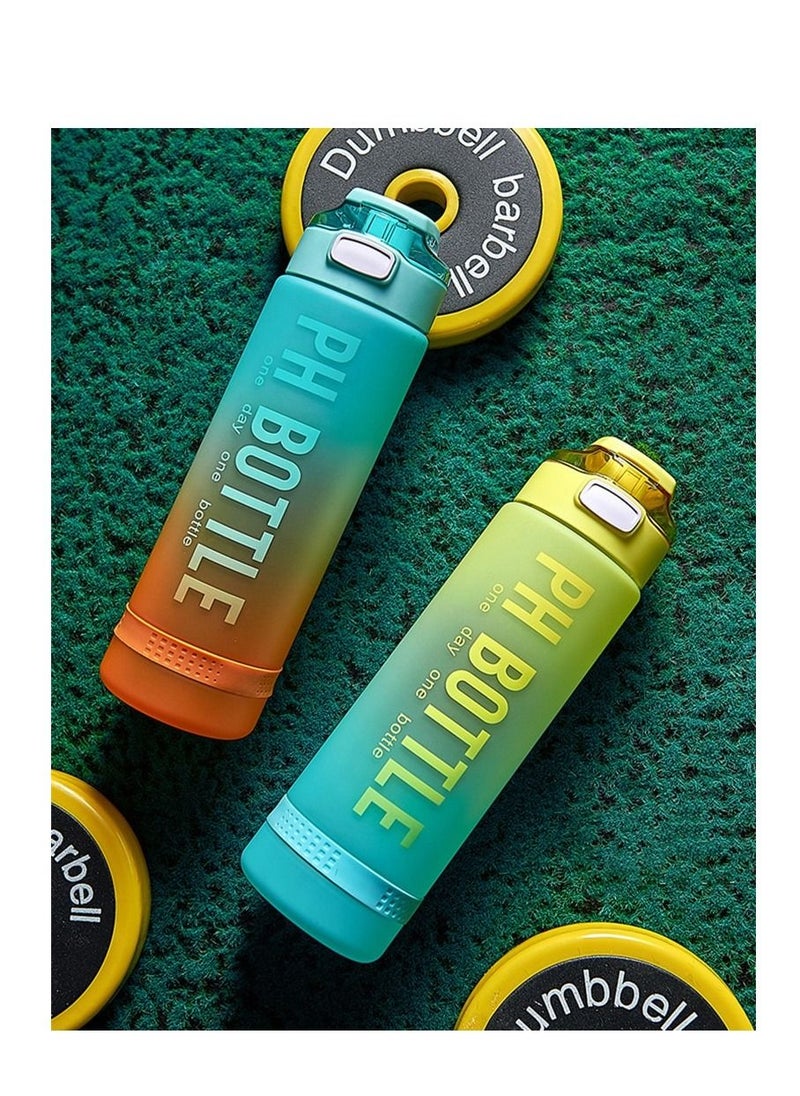 Spaceshoop 1000ml High Quality Plastic Water Bottle Color Changing Design Portable Gym Fitness Durable Sport Drinking Bottle  - Image 3