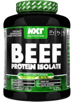 NXT Nutrition Beef Protein Isolate Zero Dairy Kiwi Lime Flavour 60 Servings 1.8 kg  - Image 1