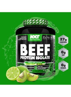 NXT Nutrition Beef Protein Isolate Zero Dairy Kiwi Lime Flavour 60 Servings 1.8 kg  - Image 2