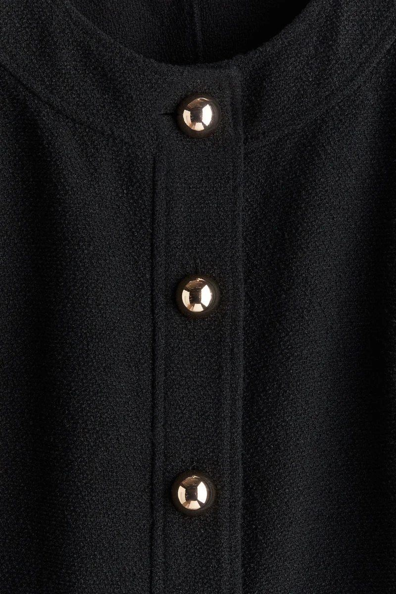 اتش اند ام فستان بأزرار أمامية