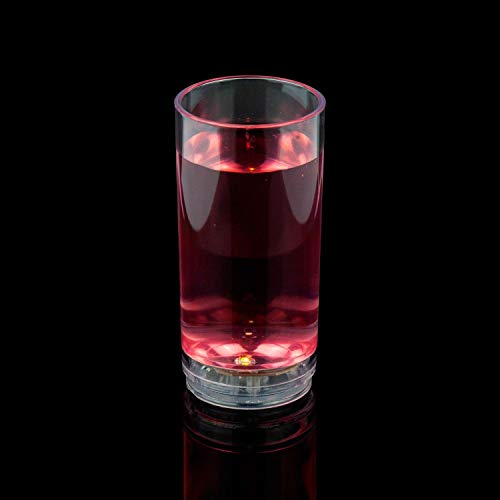 JUST FUNKY LED Glasses | Acrylic Shot Glass Set | 2 Ounces | Christmas Party Glass - Image 2
