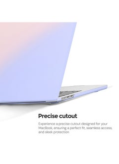 O Ozone Candy Case Compatible with MacBook Pro 16 inch (A2485)M1 (A2780)M2 (A2991)M3 (A3403,A3186)M4 2021-2024 Case+Keyboard Cover+Protector,Pink Blue  - Image 4
