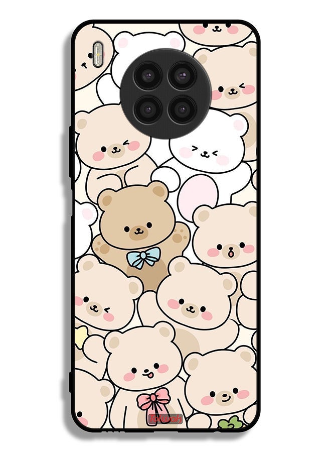 Tolwak Honor 50 Lite Protective Case Cover Bears Pattern - Image 2