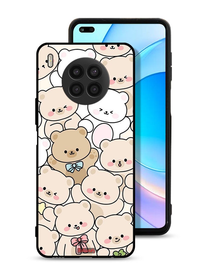 Tolwak Honor 50 Lite Protective Case Cover Bears Pattern - Image 1