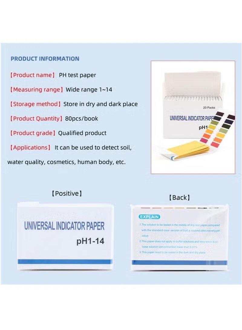 Ciara 2 Packs of 160 Strips Full Range PH  Test Paper  - Image 4