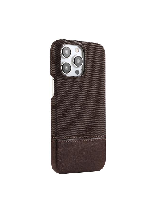 S-TOP Case For iPhone 15 Pro Max Stitching Cloth PU Shockproof Phone Case - Image 1