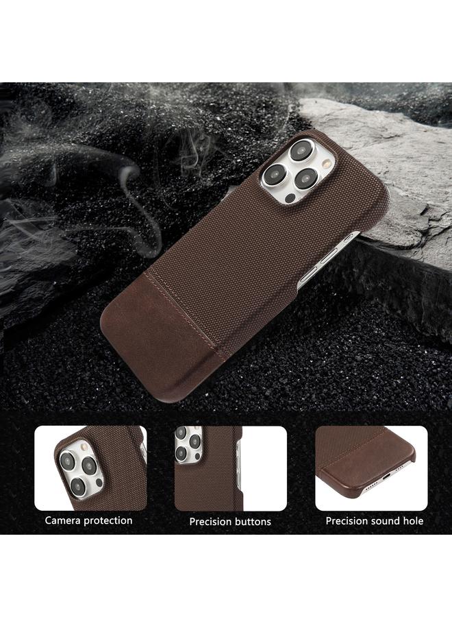S-TOP Case For iPhone 15 Pro Max Stitching Cloth PU Shockproof Phone Case - Image 5