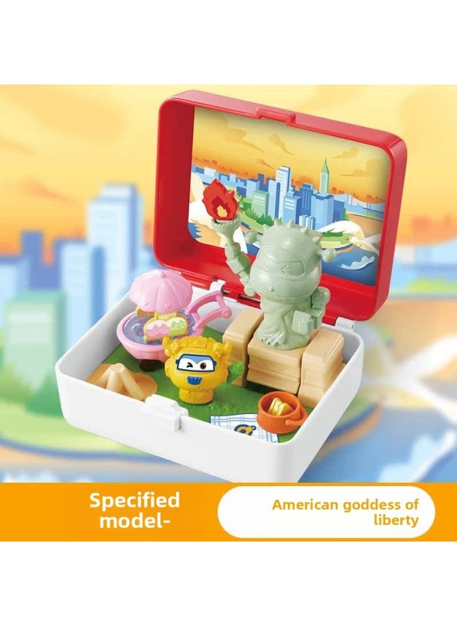 Super Flash Blind Box Toy Package Where To Go Le Di Great Wall Of China Liberty Goddess Little Aijin Kid Duoduo-color:750666designated Model [duoduo-american Statue Of Liberty] Unboxed And Sent]