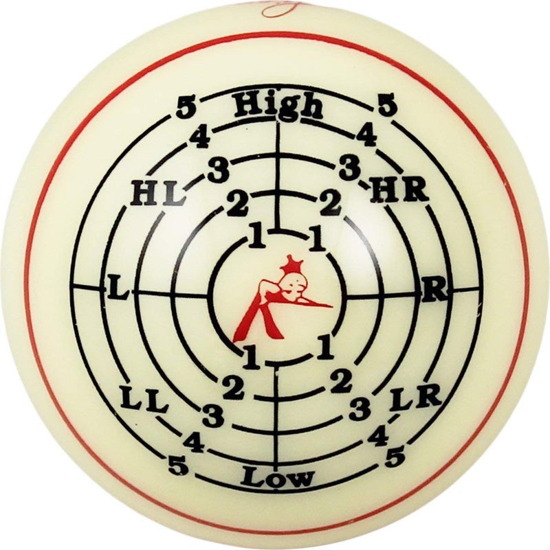 Aramith Jim Rempe Training Cue Ball 2-1/4" Regulation Size Billiard Pool Ball with Instruction Manual Learn to Play Better - Image 4