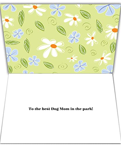 Glory To Dog Best Mom in the Dog Park Mother's Day Greeting Card - Image 2