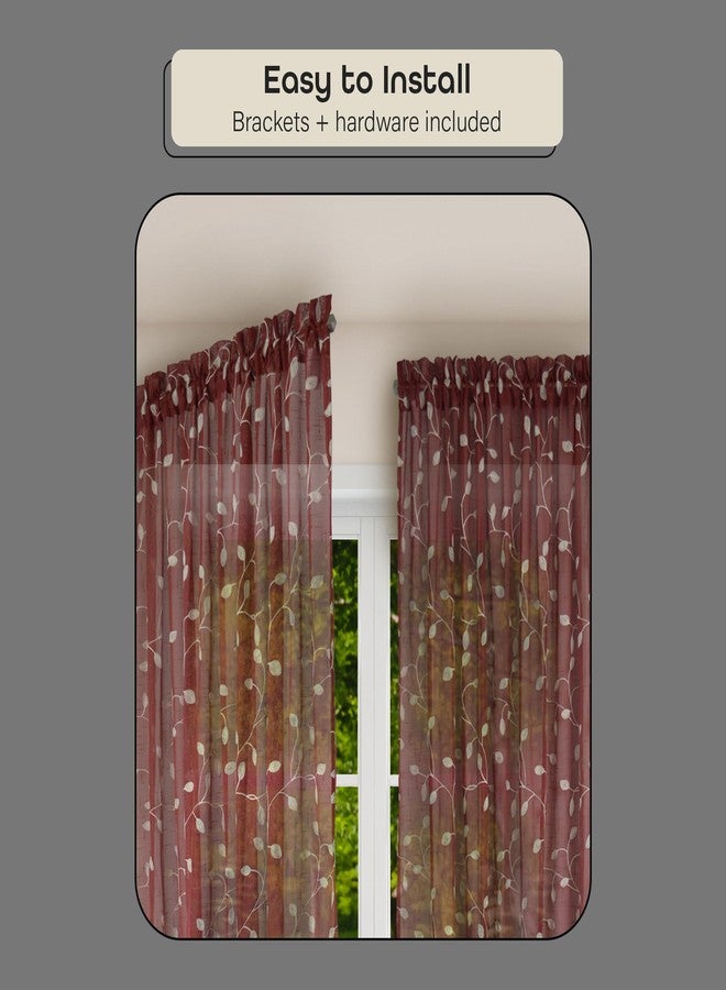 Achim Innovative Brent Swing Arm Window Curtain Rod, Nickel - 1/2" Rod Diameter Fits Windows Size 20" - 36" - Stainless Steel Heavy Duty Drapery Rods for Bedroom, Living Room, Kitchen & Bathroom - Image 4