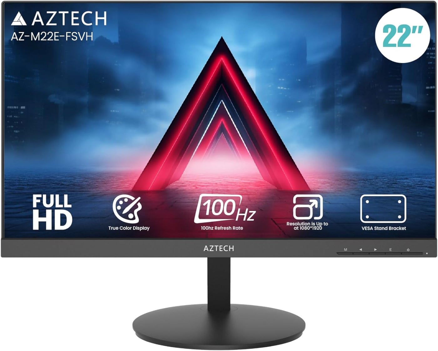 أزتيك Aztech Full Hd Led Monitor Va Panel 22 inch