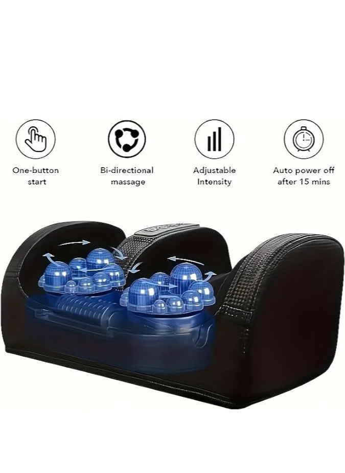 Arabest Foot Massager Machine Shiatsu Foot and Calf Massager with Heat, Deep Rolling Massage for Plantar Fasciitis Relief, Electric Foot Massager Promotes Blood Circulation, Gifts for Women & Men  - Image 3