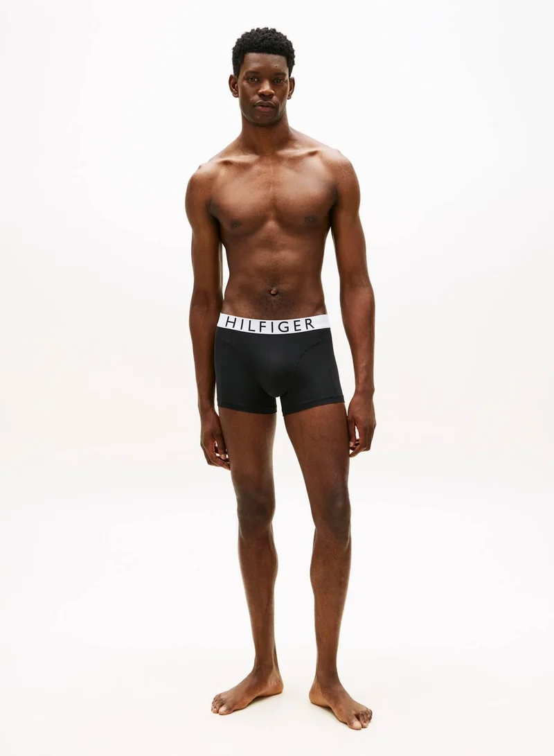 Tommy Hilfiger Black/Black/Black White Wb 3 Pack Cooling Tech Trunks for Men | Best Price UAE