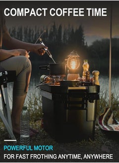 Tornado Keratiner Rechargeable Milk Frother Handheld Milk Foamer Electric Portable Handy Drink Mixer Coffee Blender USB Whisk Mixer for Latte, Matcha Tea, Cappuccino, Hot Chocolate  - Image 3