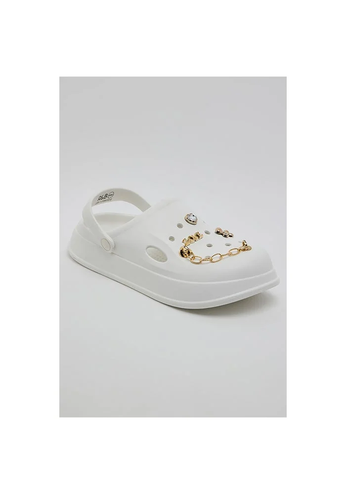 أر أند بي Charm Detail Slingback Clogs
