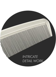Sam Villa Signature Series Wide Cutting Comb Ivory  - Image 2