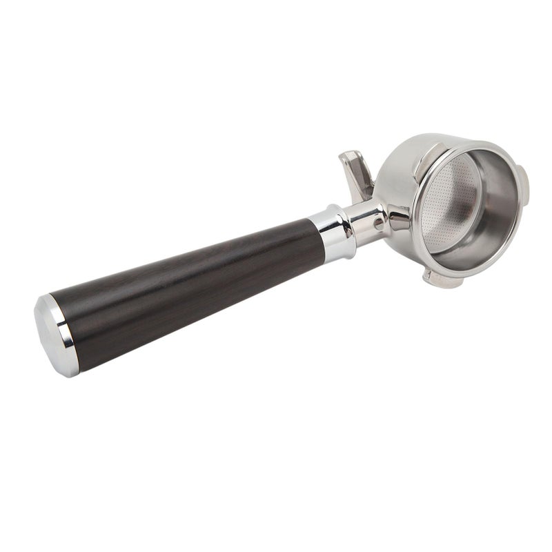 Dual Spout Portafilter Handle 54MM Fits 870 880 Detachable Stainless Steel Type A Purple Sandalwood - Image 3
