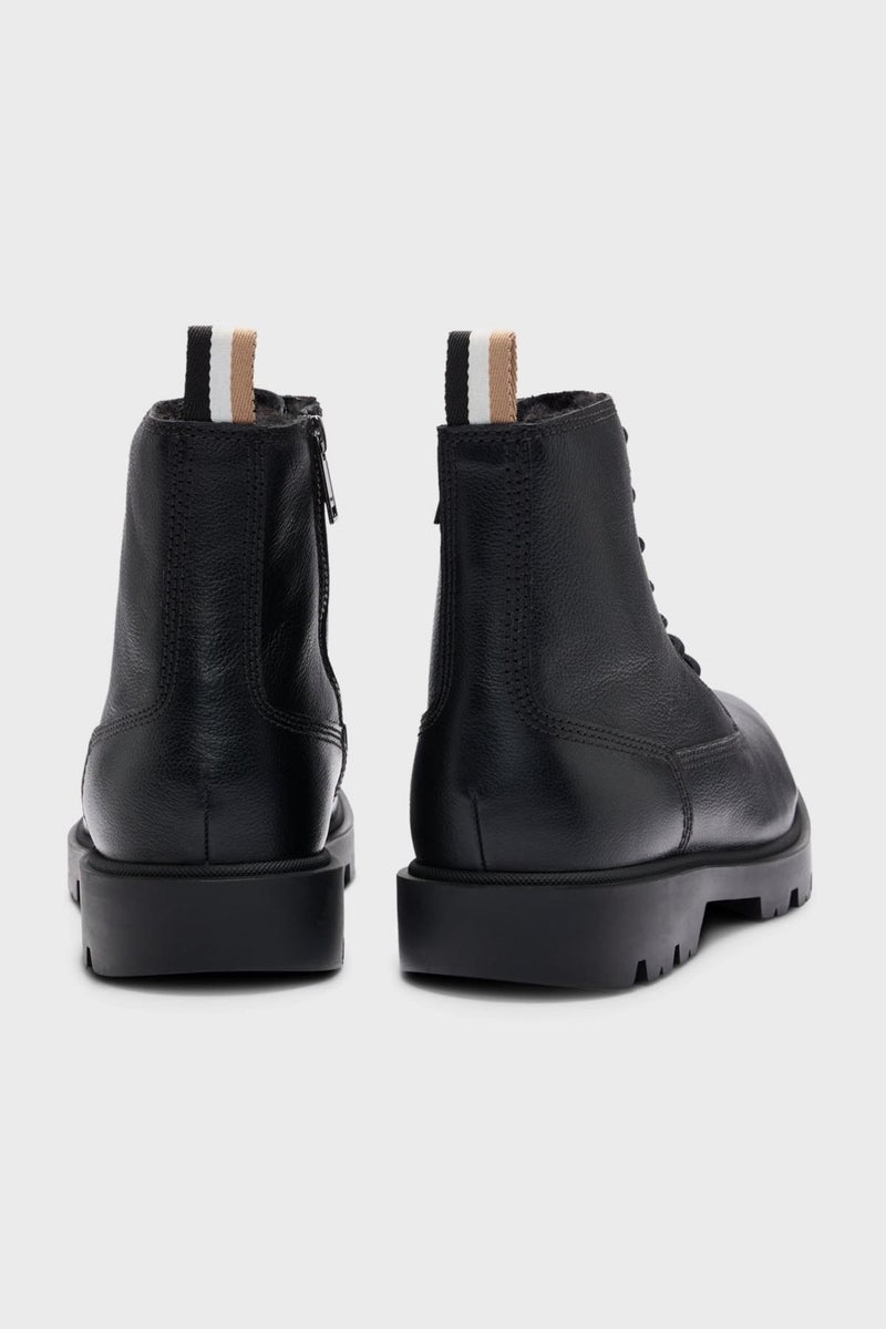 BOSS Leather Zippered Ankle Boots Men's Boots 50503557 001  - Image 5