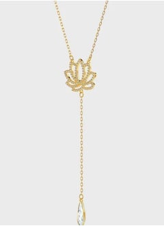 Generic Generic Swarovski Lotus Pendant Necklace  - Image 2