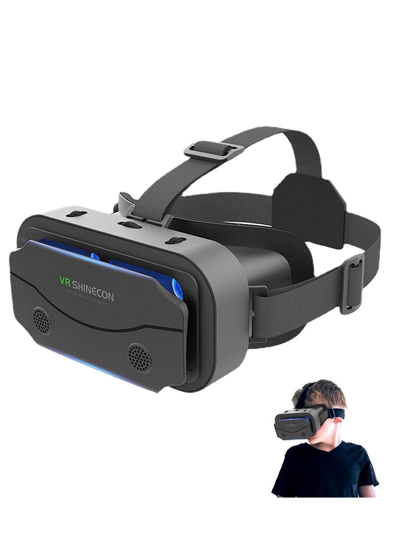 Y&D VR Headset 3D Glasses Virtual Reality for Smartphone Helmets TV Video Games Compatible with iOS  - Image 1