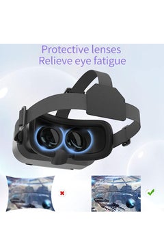 Y&D VR Headset 3D Glasses Virtual Reality for Smartphone Helmets TV Video Games Compatible with iOS  - Image 3