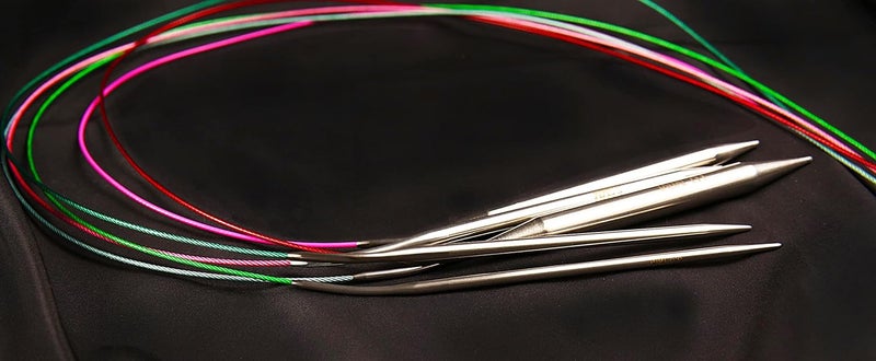 brievo Circular Knitting Needles Set Round Metal Circle Blankets 32 Inch Size 15 11 9 7 4 1.5 - Image 5