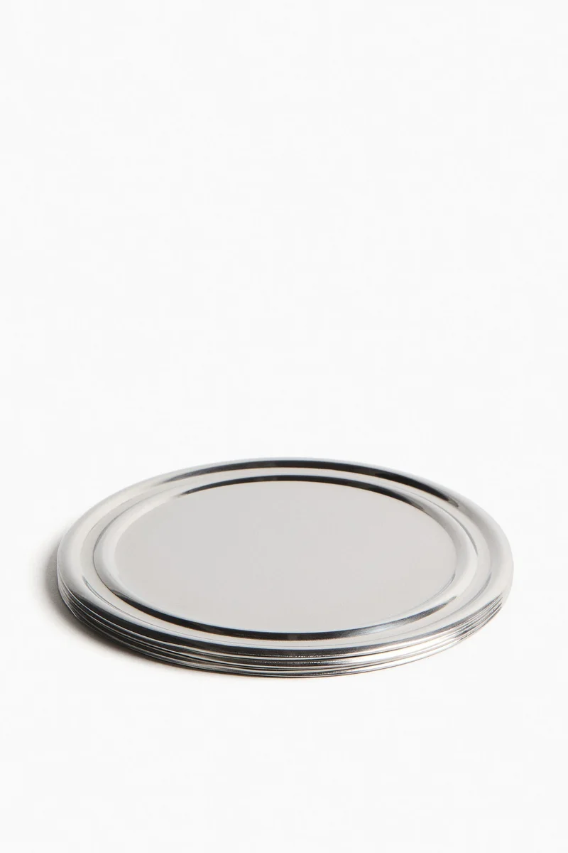 H&M 4-pack stainless steel coasters